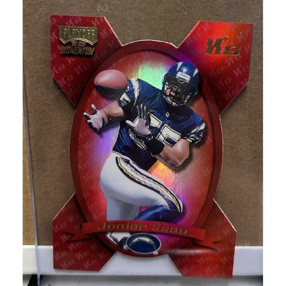 Play Off Junior Seau /300 1999 #81 Momentum Sports Card